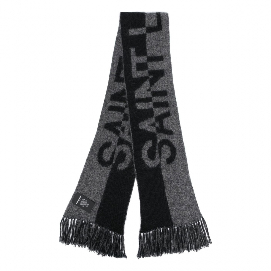 Écharpe en laine 'Logo'