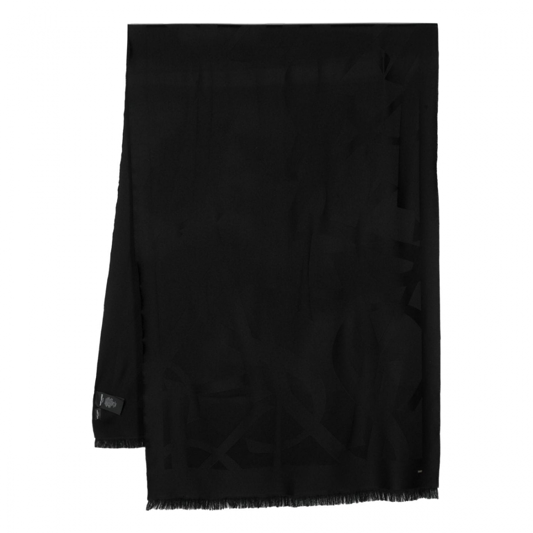 Écharpe en laine 'Monogram'