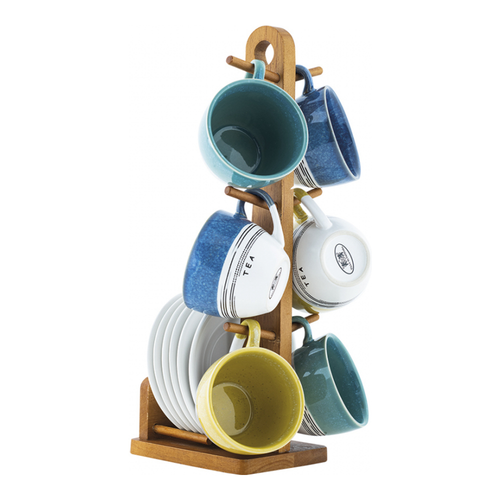 'Homify' Tea Cup + Saucer - 80 ml, 6 Pieces