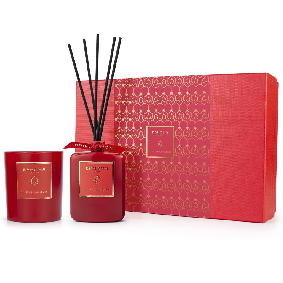 'Rigid Box' Diffuser, Large Candle - Spirit of Christmas 220 g