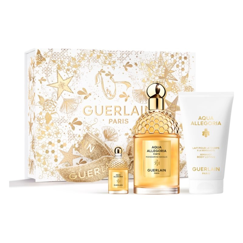 Coffret de parfum 'Aqua Allegoria Mandarine Basilic Forte' - 3 Pièces