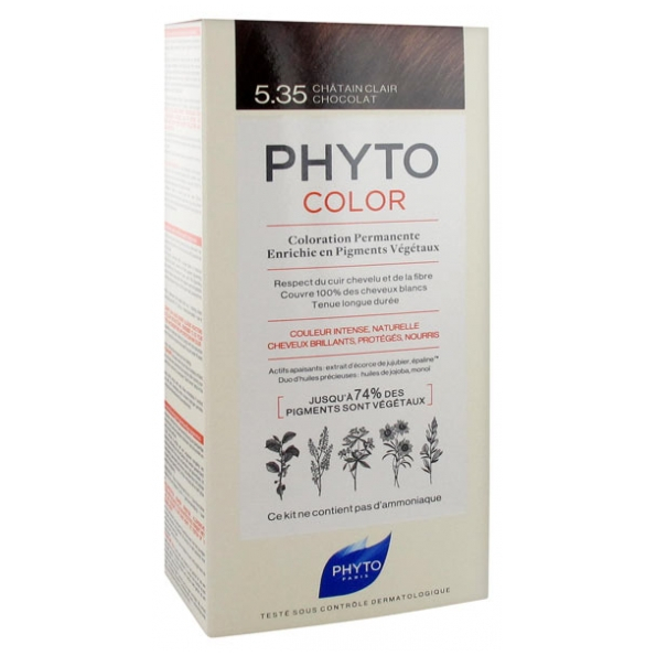 'Phytocolor' Permanent Colour - 5.35 Chocolate Light Chestnut