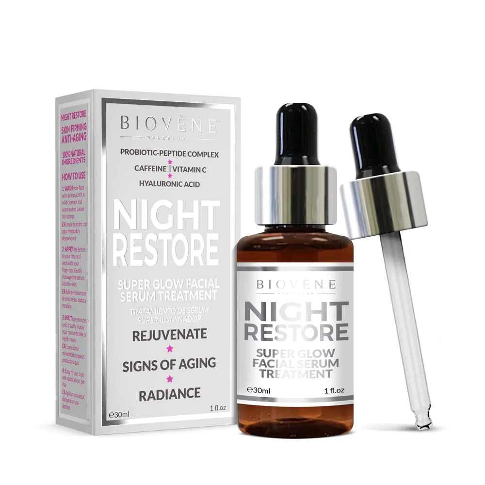 'Night Restore Super Glow' Anti-Aging Night Serum - 30 ml