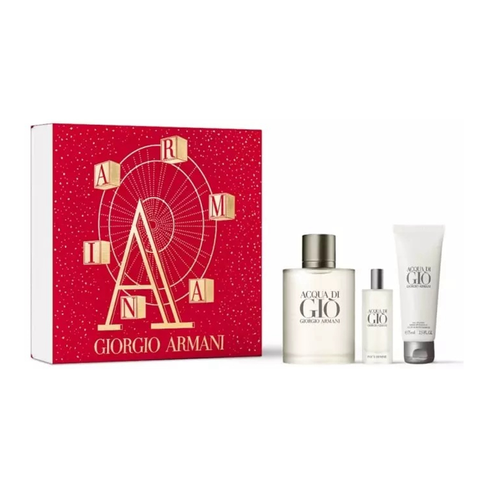 'Acqua Gio' Coffret de parfum - 3 Pièces