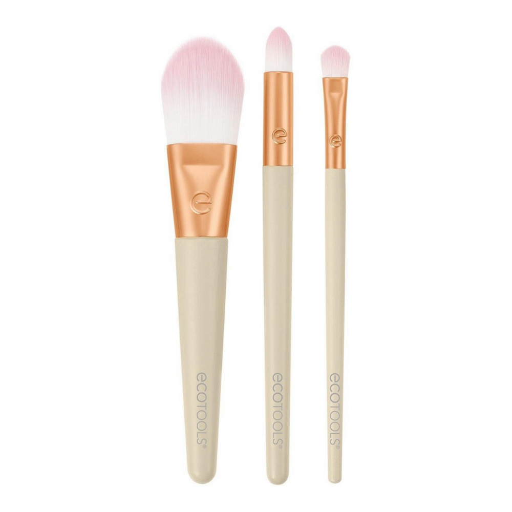 Set de pinceaux de maquillage 'Ready Glow' - 3 Pièces