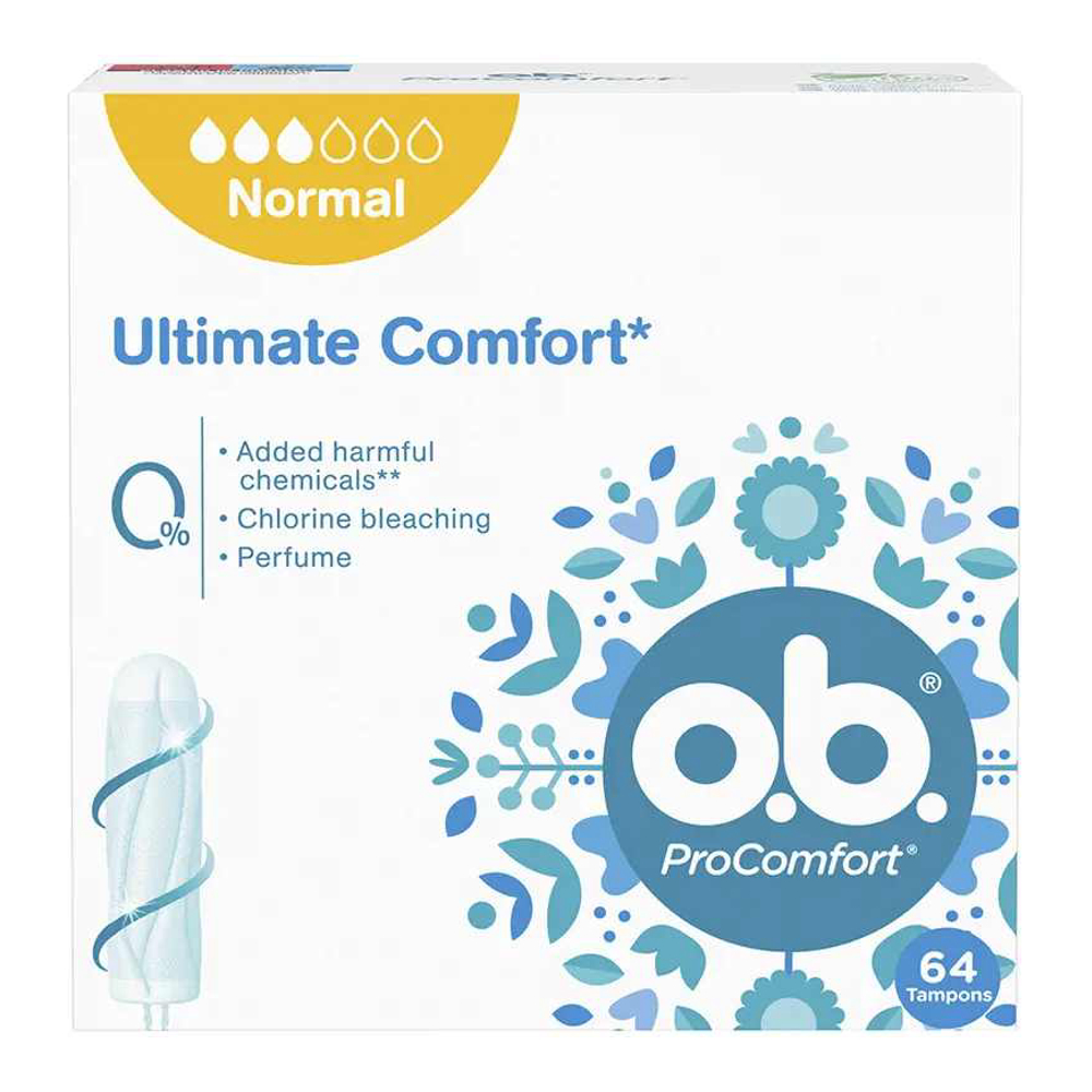 Tampon 'ProComfort' - Normal 64 Pièces