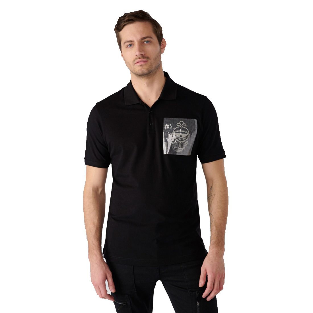 Men's 'Sequined Karl Knight' Polo Shirt