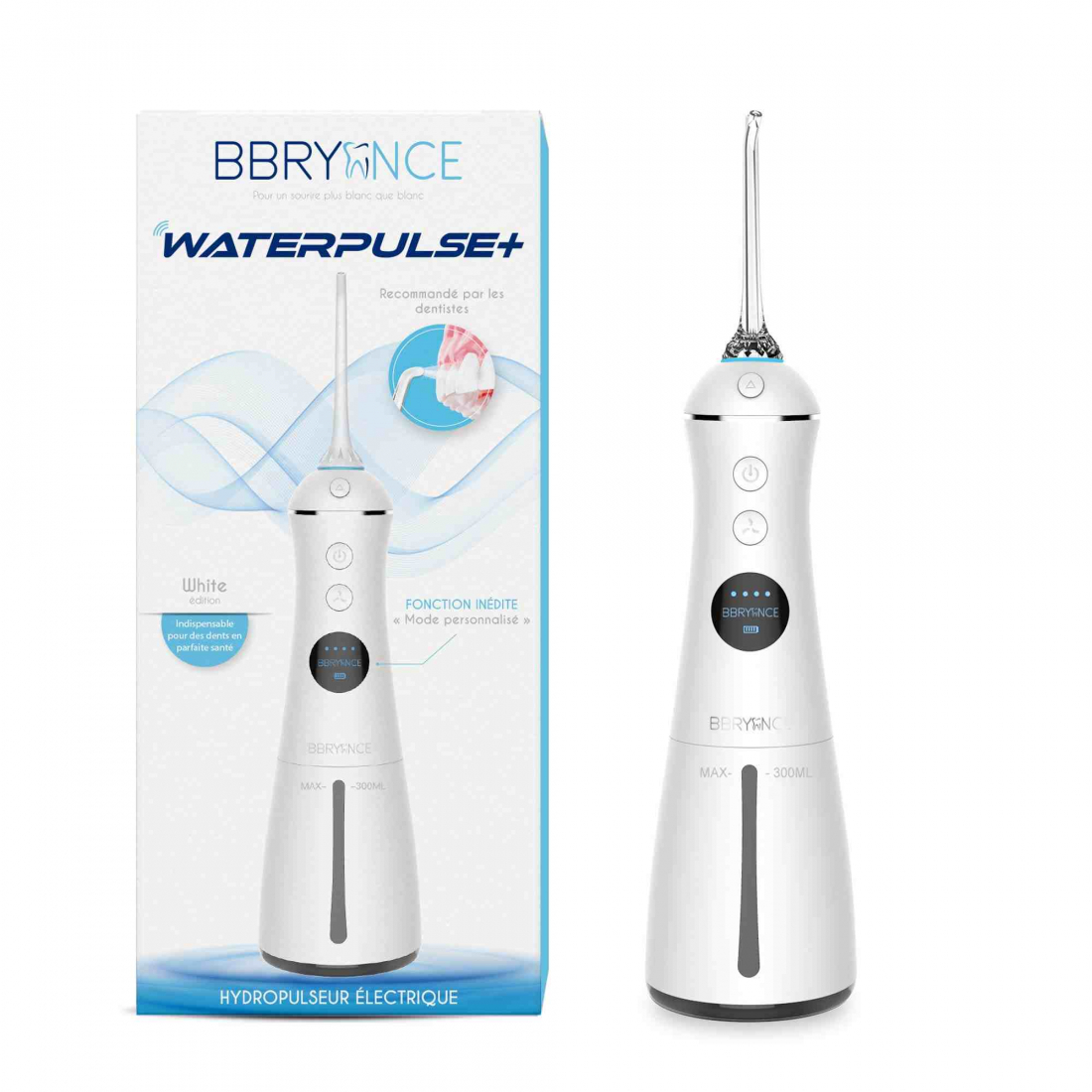 Brosse à dents électrique 'Jet Waterpulse+' - White Edition