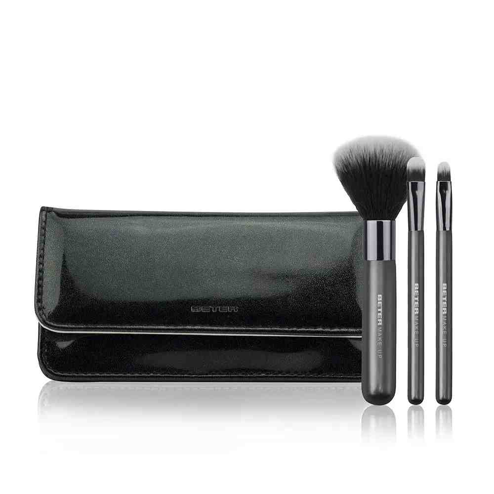 Set de pinceaux de maquillage 'Black Day To Night Collection' - 4 Pièces