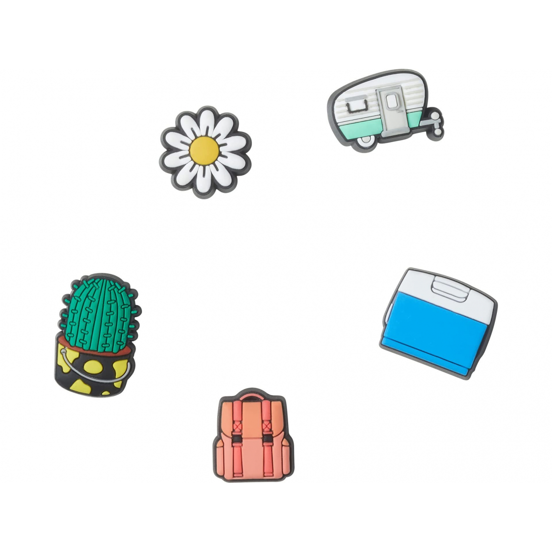 Charm 'Jibbitz' pour Hommes - 5 Pièces