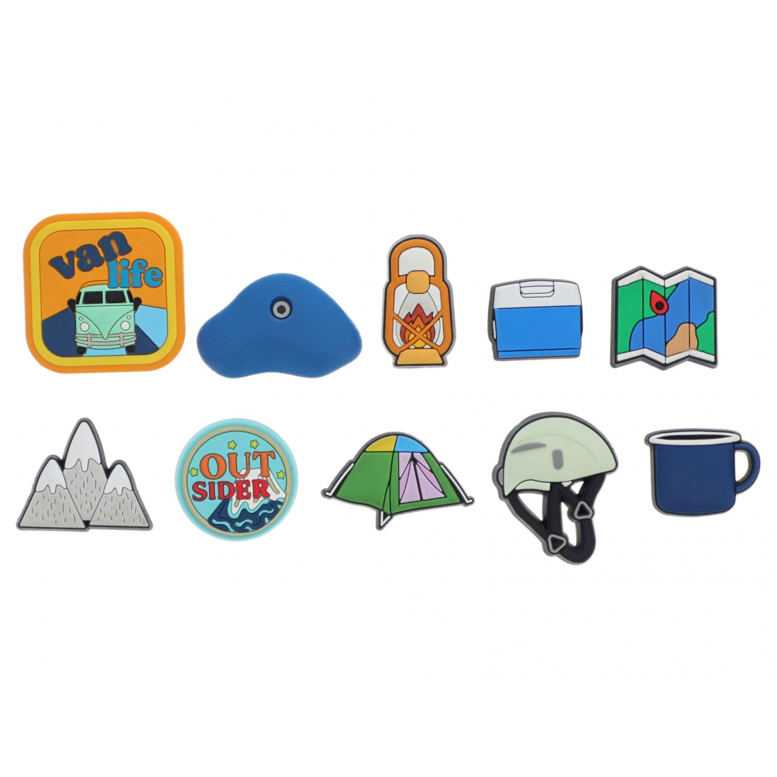 Charm 'Jibbitz' pour Hommes - 10 Pièces