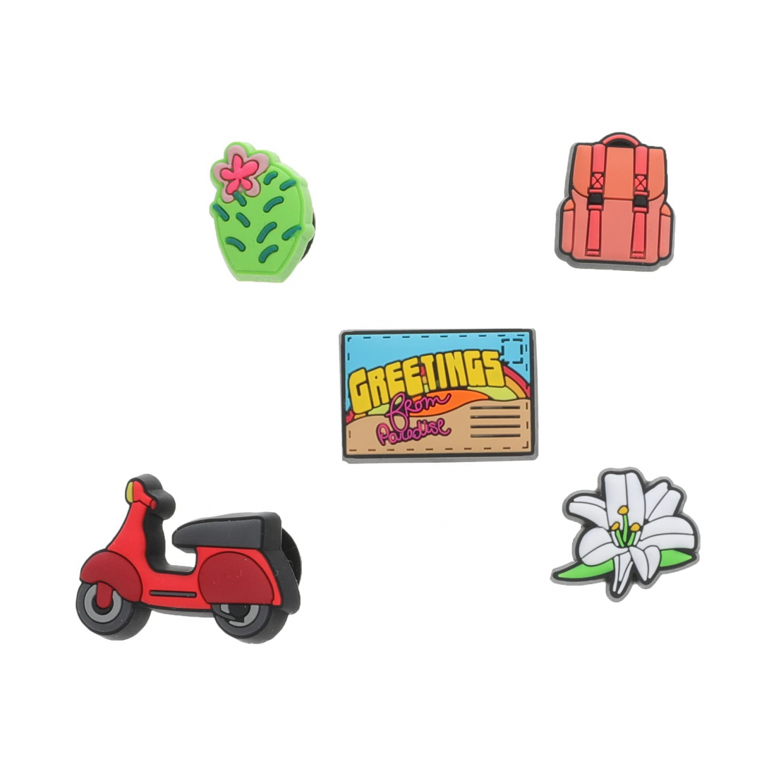 Charm 'Jibbitz' pour Hommes - 5 Pièces