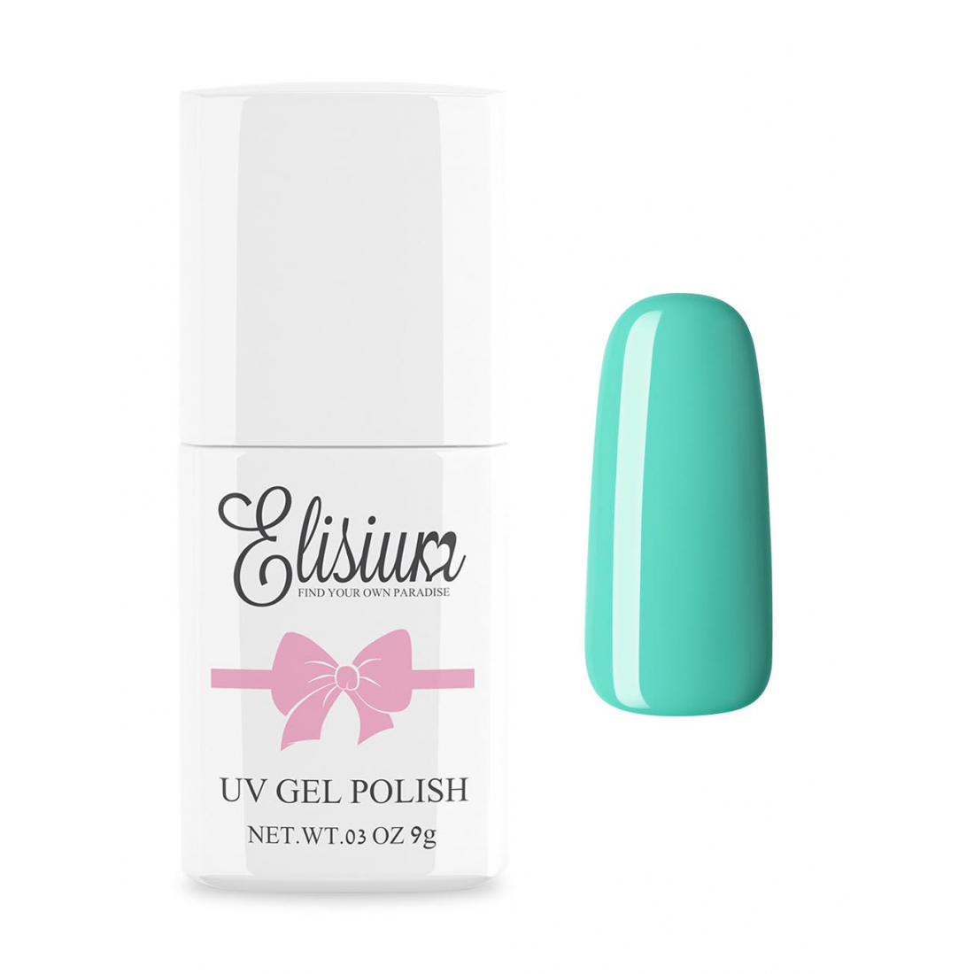 'UV Cured' Nail Polish - 015 Green Blue 9 g