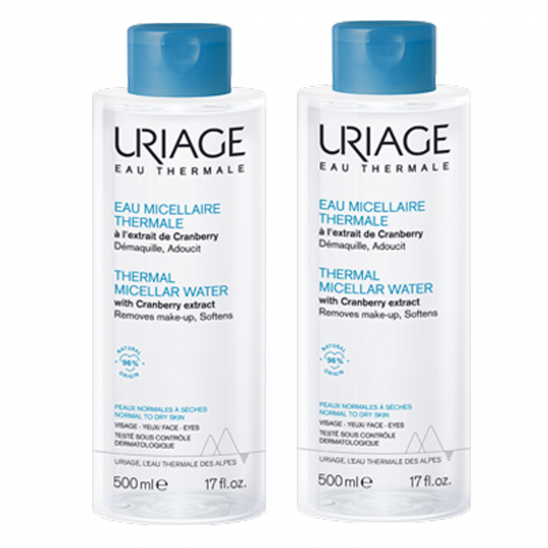 'Thermale' Micellar Water - 500 ml, 2 Pieces