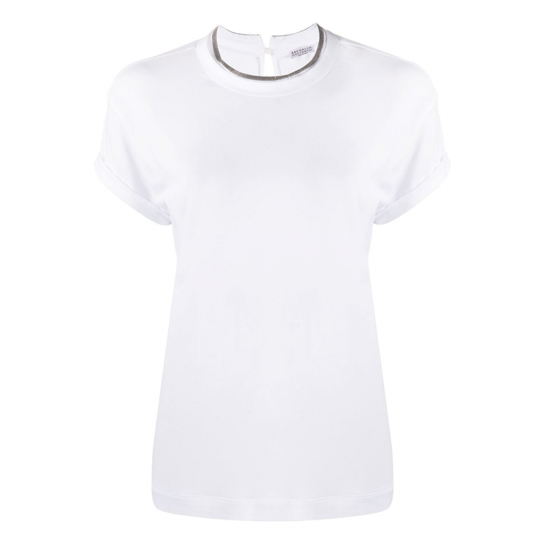 T-shirt 'Monili Chain Embellished' pour Femmes
