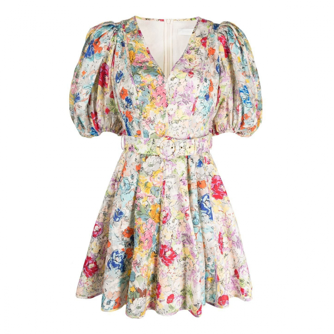 'Clover Floral' Mini Kleid für Damen