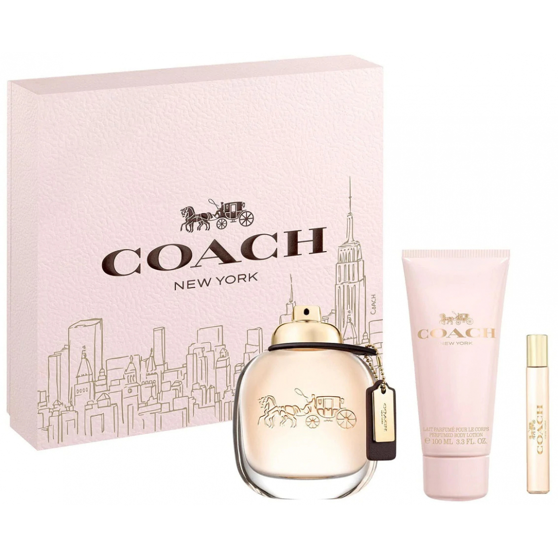 'Coach New York' Coffret de parfum - 3 Pièces
