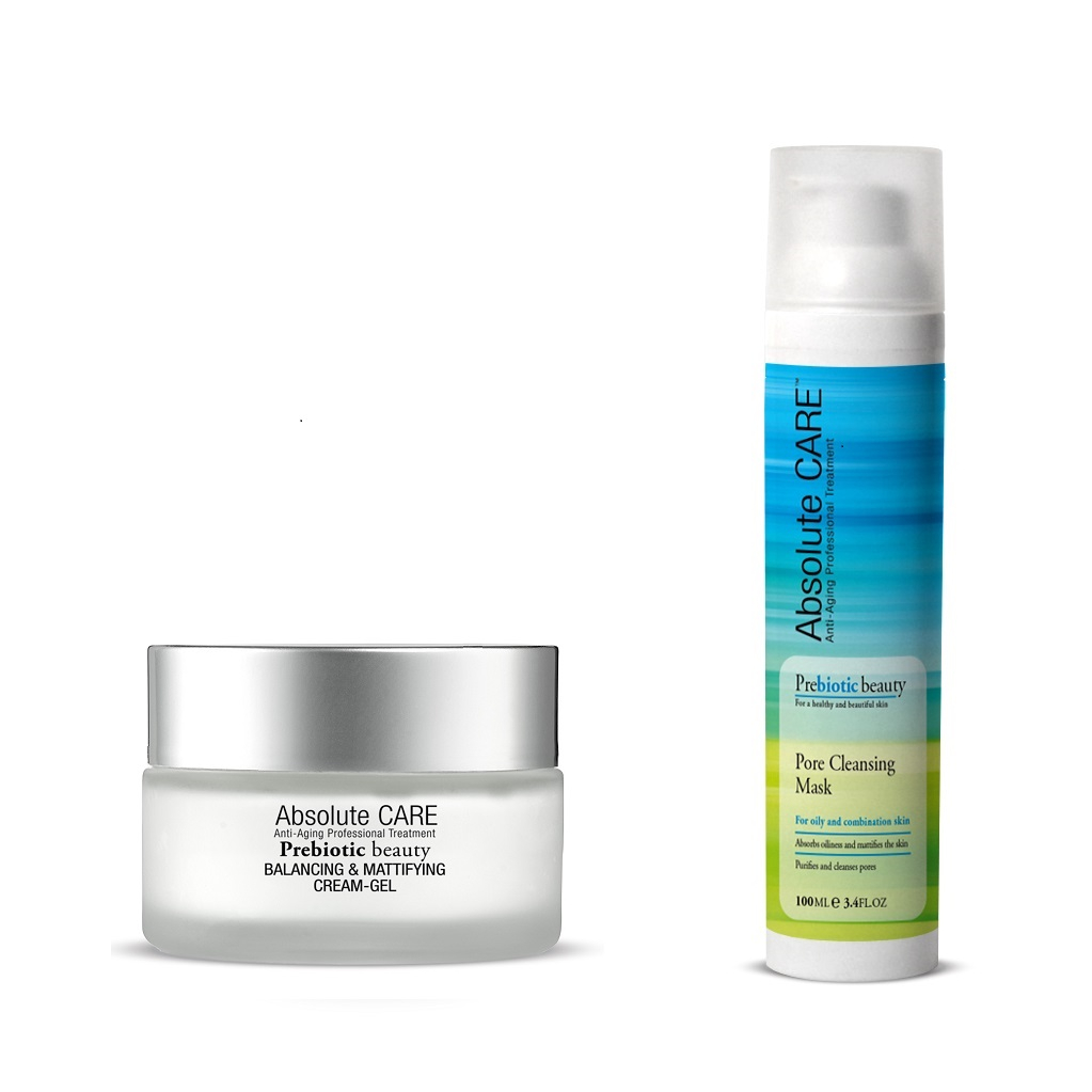 'Balancing & Matifying' Face Care Set - 50 ml, 2 Pieces