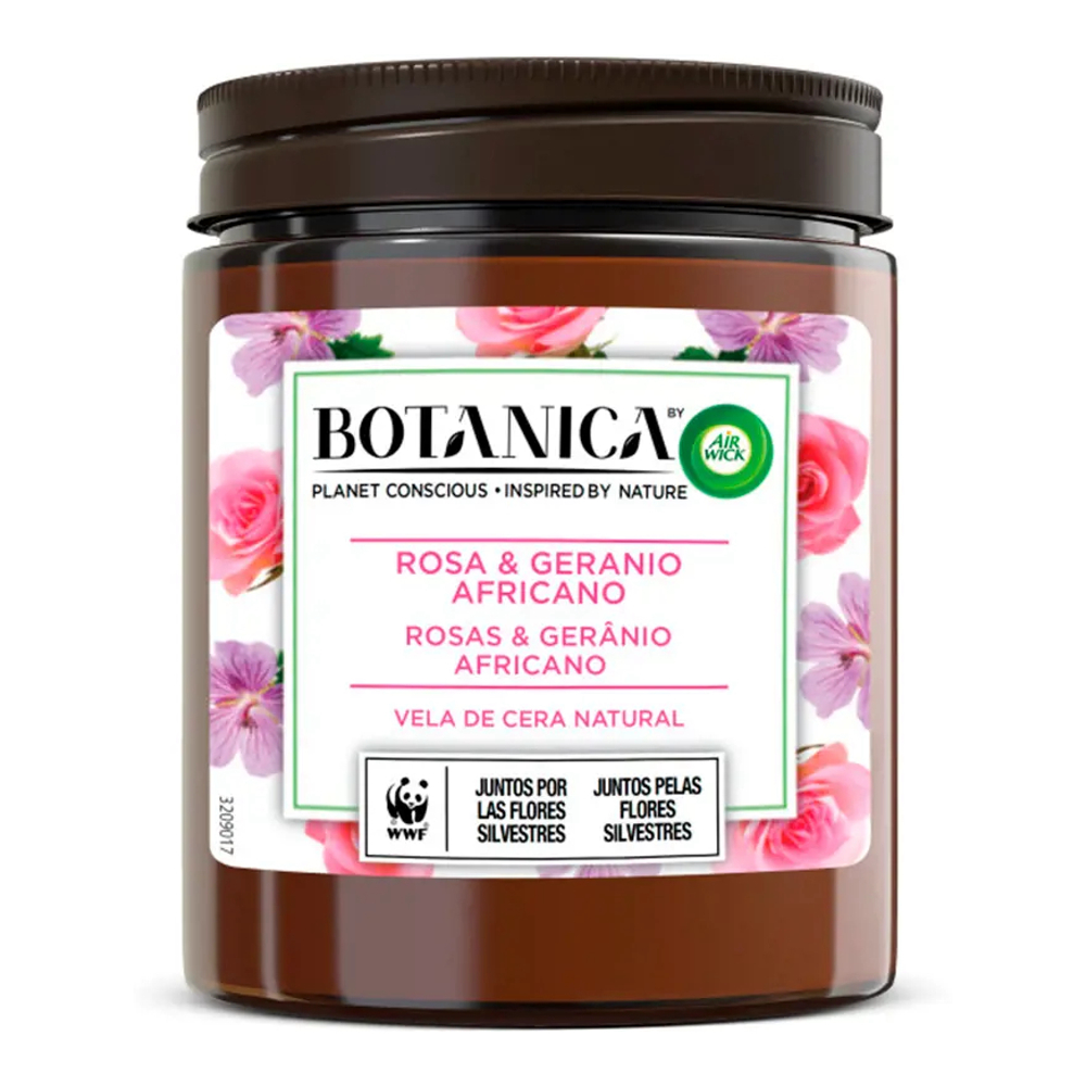 'Botanica' Scented Candle - Rose Geranium 205 g