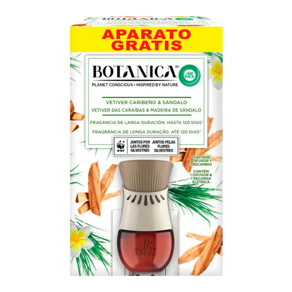 'Botanica Complete' Electric air freshener - Sandalwood, Vetiver 19 ml