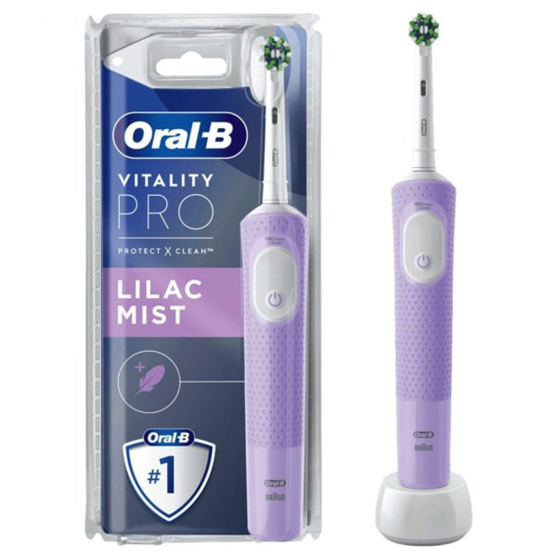 Brosse à dents électrique 'Vitality Pro' - Lilac