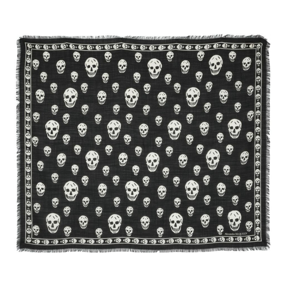 Écharpe en laine 'Skull' pour Femmes