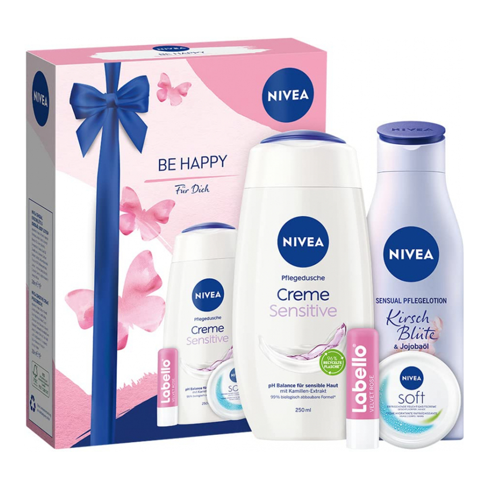'Be Happy' Body Care Set - 4 Pieces