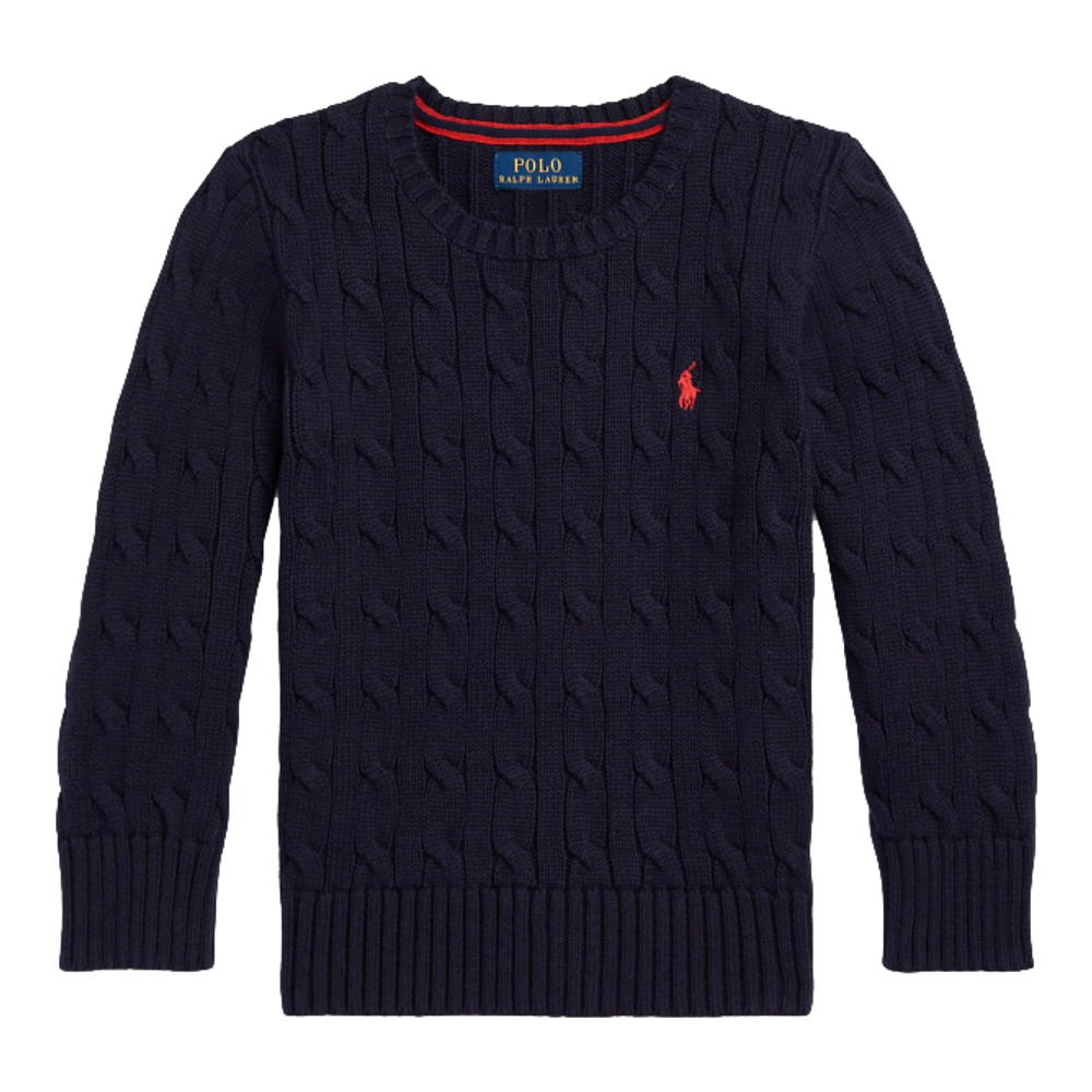 Boy's 'Cable-Knit Cotton Sweater'