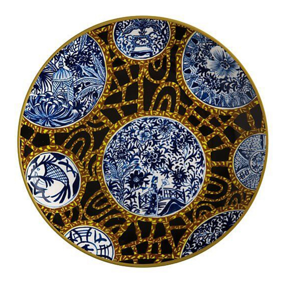 Toile Batik - Assiette 20 cm - Greg Irvine