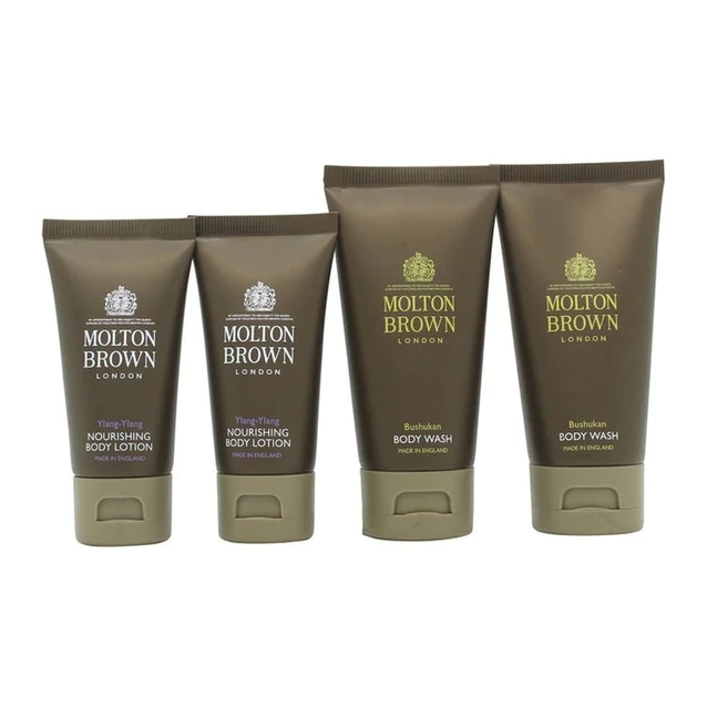 'Bushukan & Ylang Ylang' Body Care Set - 50 ml, 4 Pieces