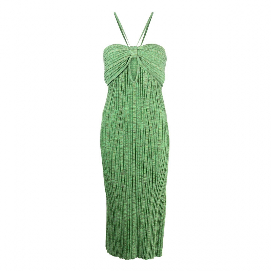 Robe Midi 'Fitted Ribbed' pour Femmes