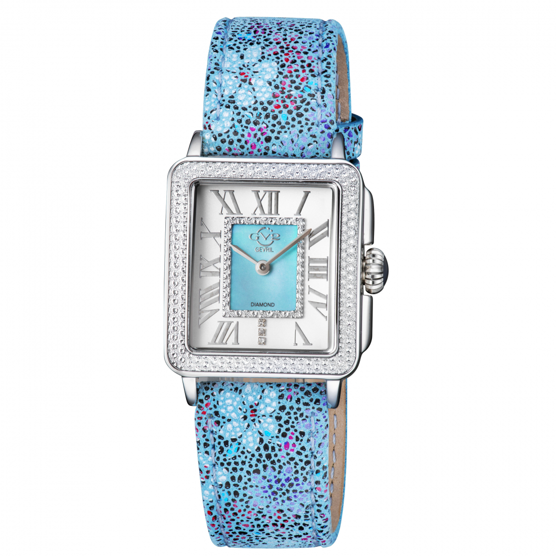 Women's Padova Leather Light Blue Strap Watch