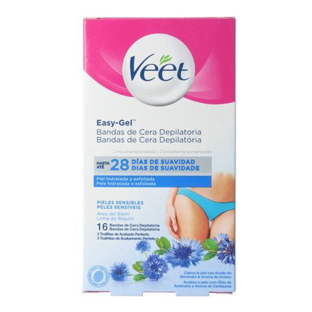 Bandes de cire 'Pure Bikini Sensitive Skin' - 16 Pièces