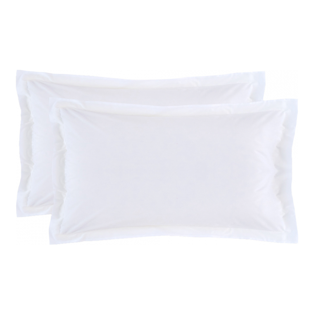Aurora Lot De 2 Taies D'Oreiller Blanches