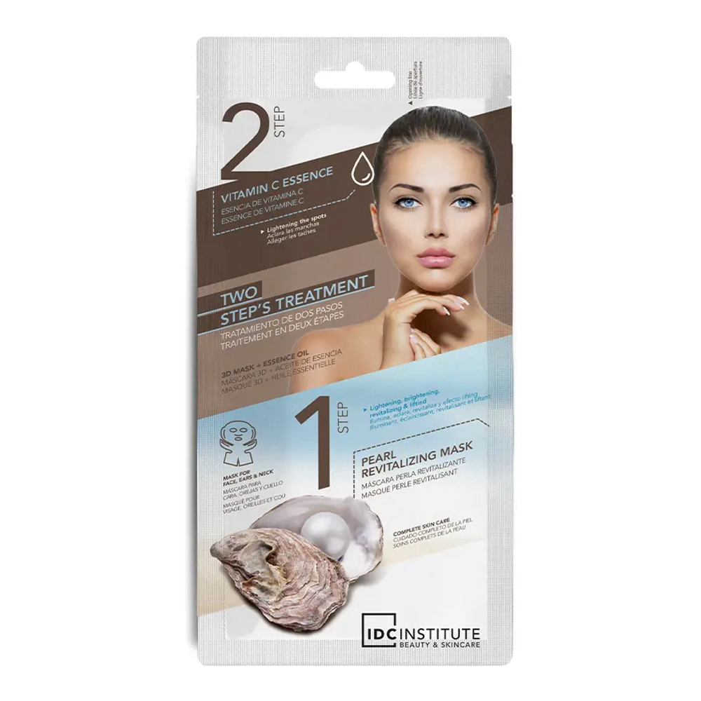 Masque en feuille 'Two Step's Treatment Pearl Revitalizing 3D'