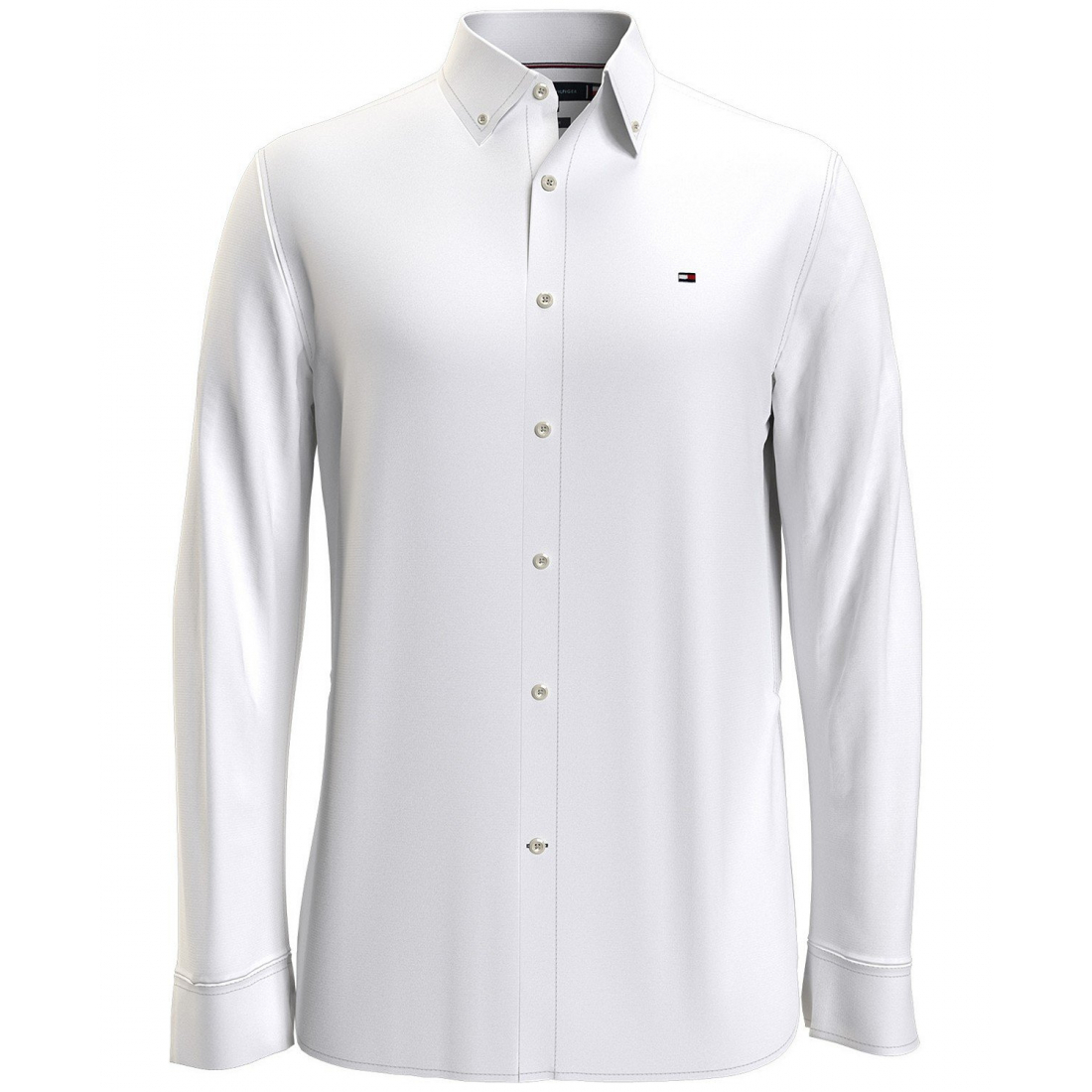 'Poplin Long Sleeve Button-Down Shirt' pour Hommes