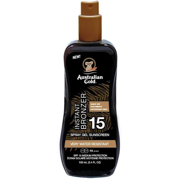 'Instant Bronzer SPF15' Sunscreen Spray Gel - 237 ml