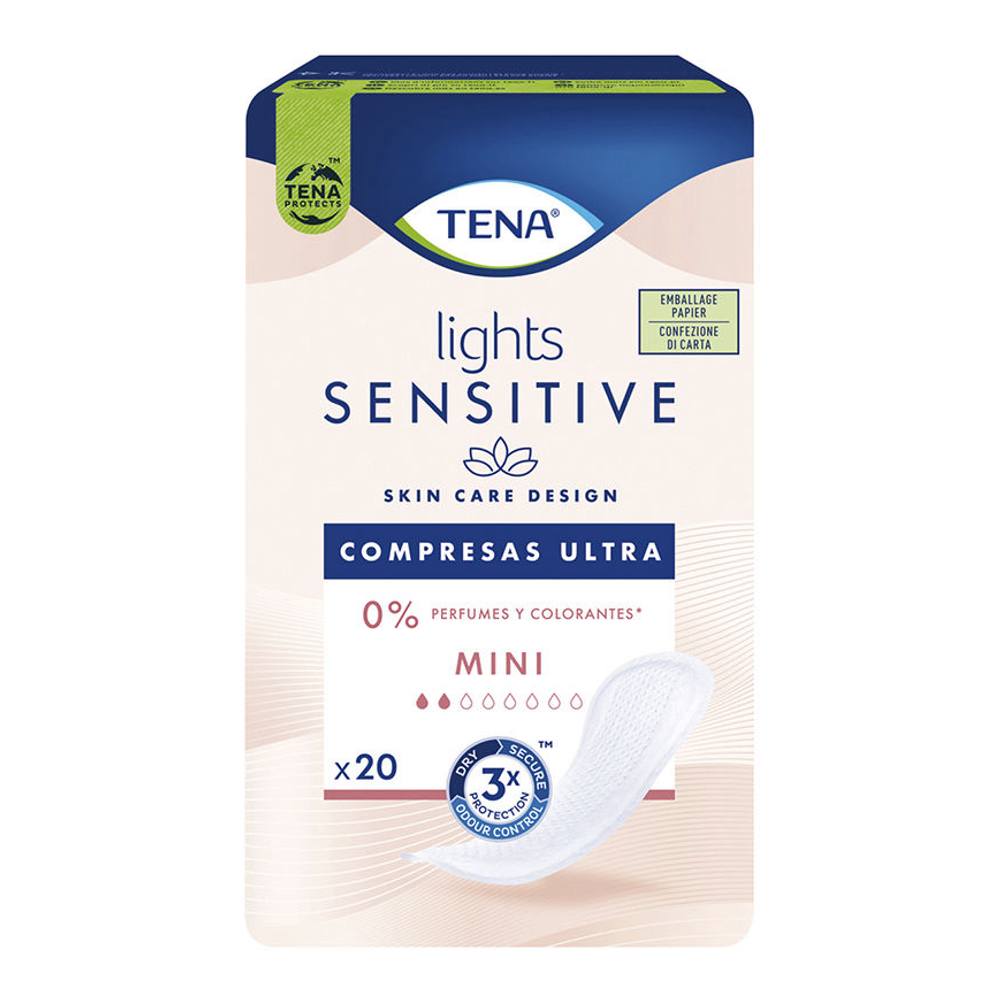 'Lights Sensitive' Incontinence Pads - Ultra Mini 20 Pieces