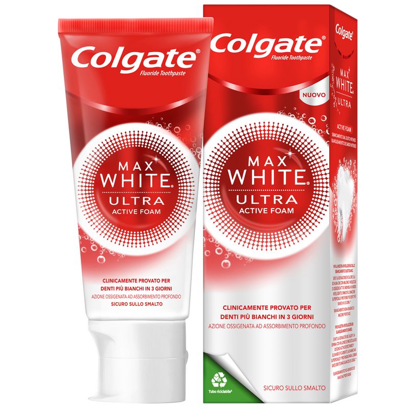 'Max White Ultra Active Foam Whitening' Toothpaste - 50 ml