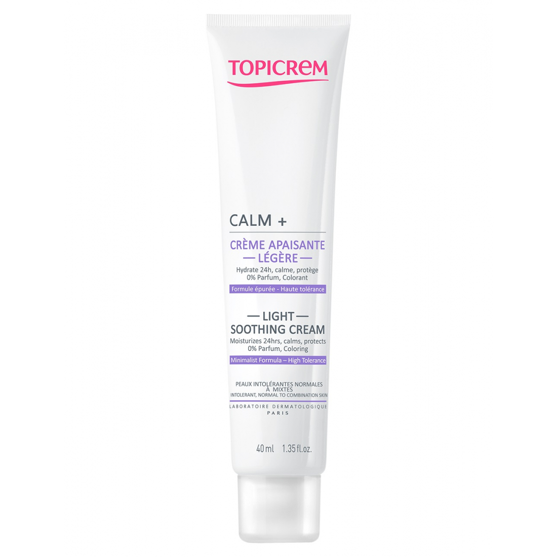 'Calm+ Light Soothing' Face Cream - 40 ml