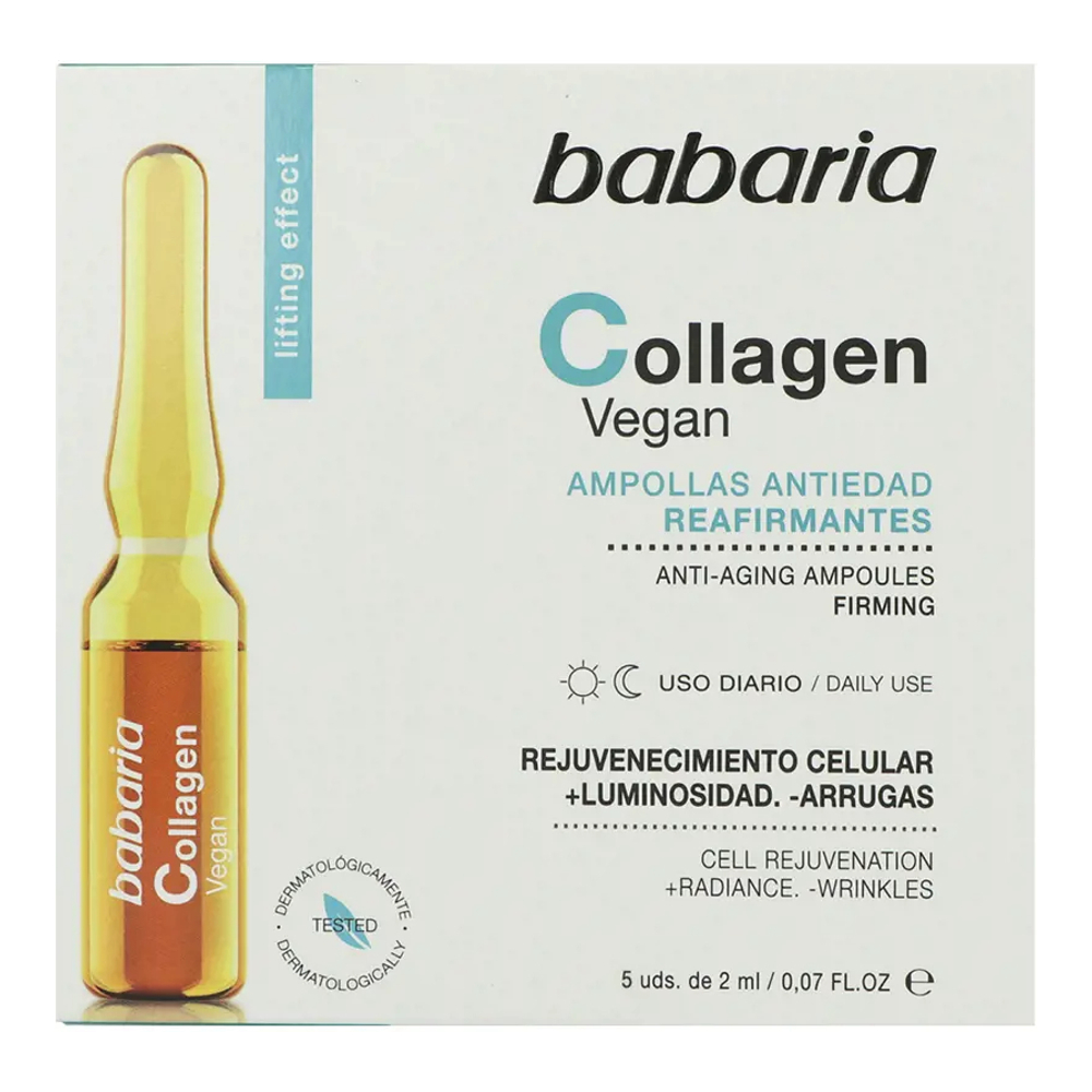 Ampoules anti-âge 'Vegan Collagen Intense Firming' - 5 Pièces, 2 ml