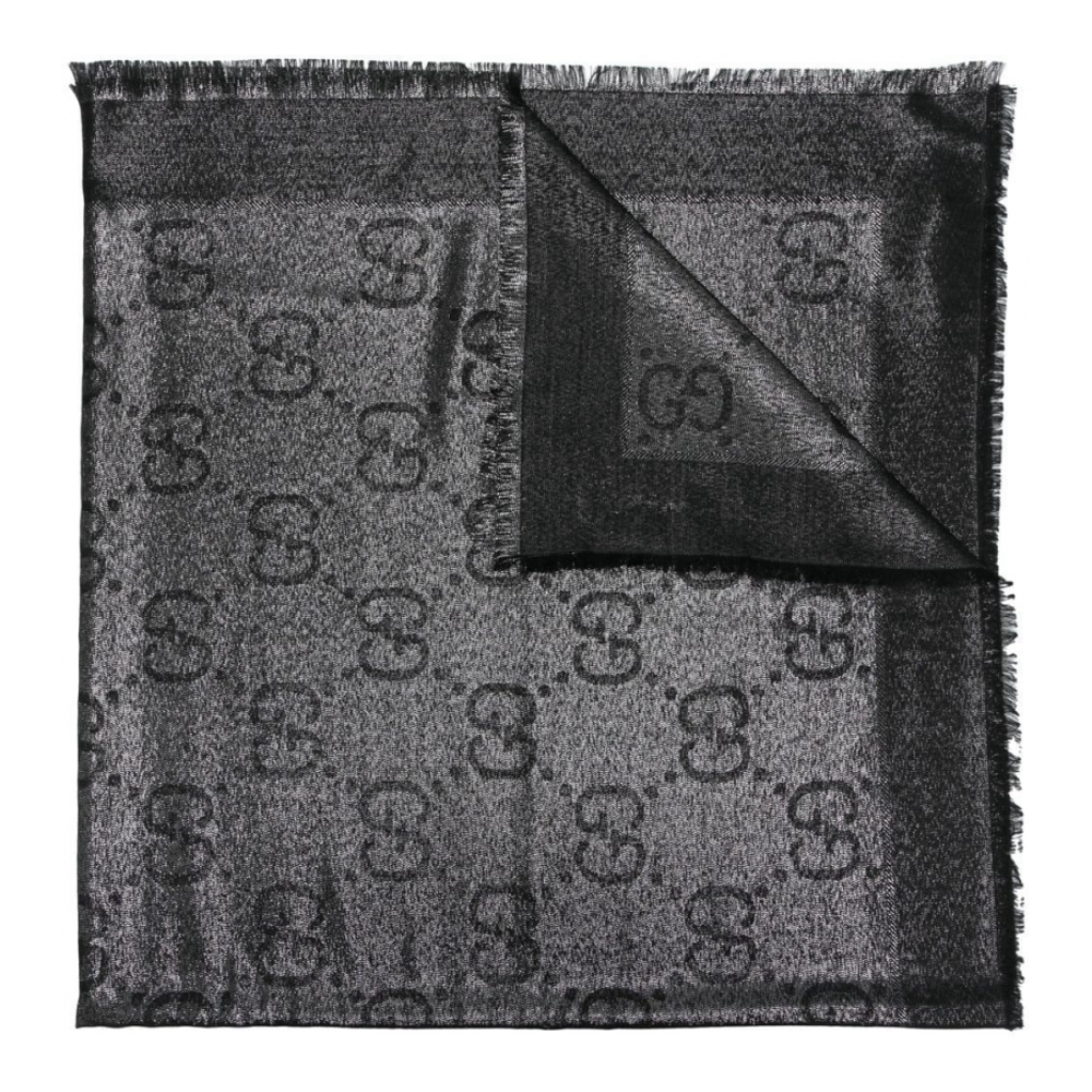 Women's 'GG' Wool Scarf