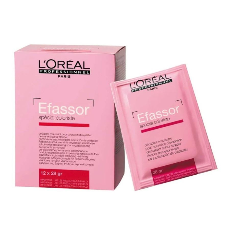 Décolorant pour cheveux 'Efassor Powdered' - 28 g, 12 Pièces