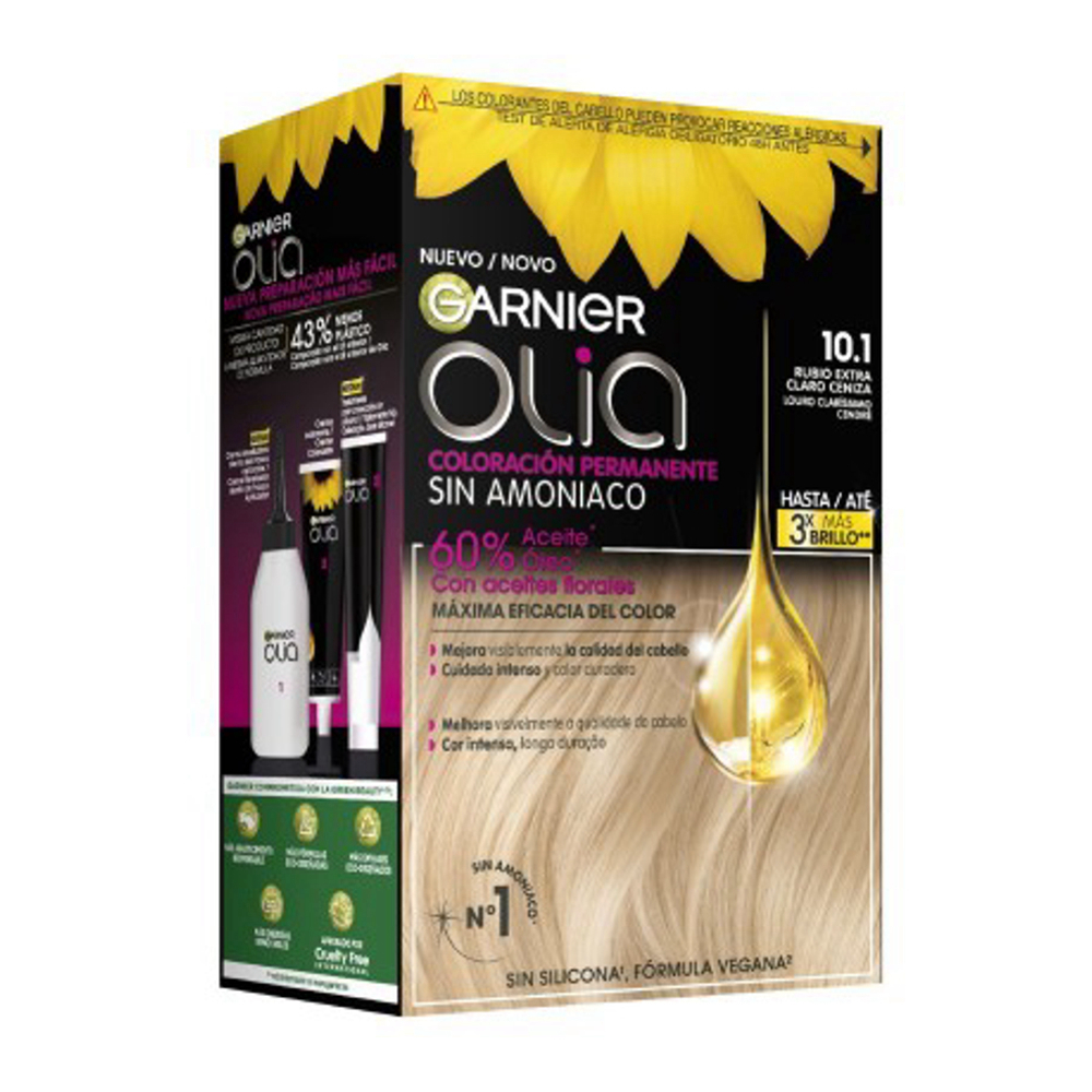 'Olia' Permanent Colour - 10.1 Rubio Extra Claro Ceniza