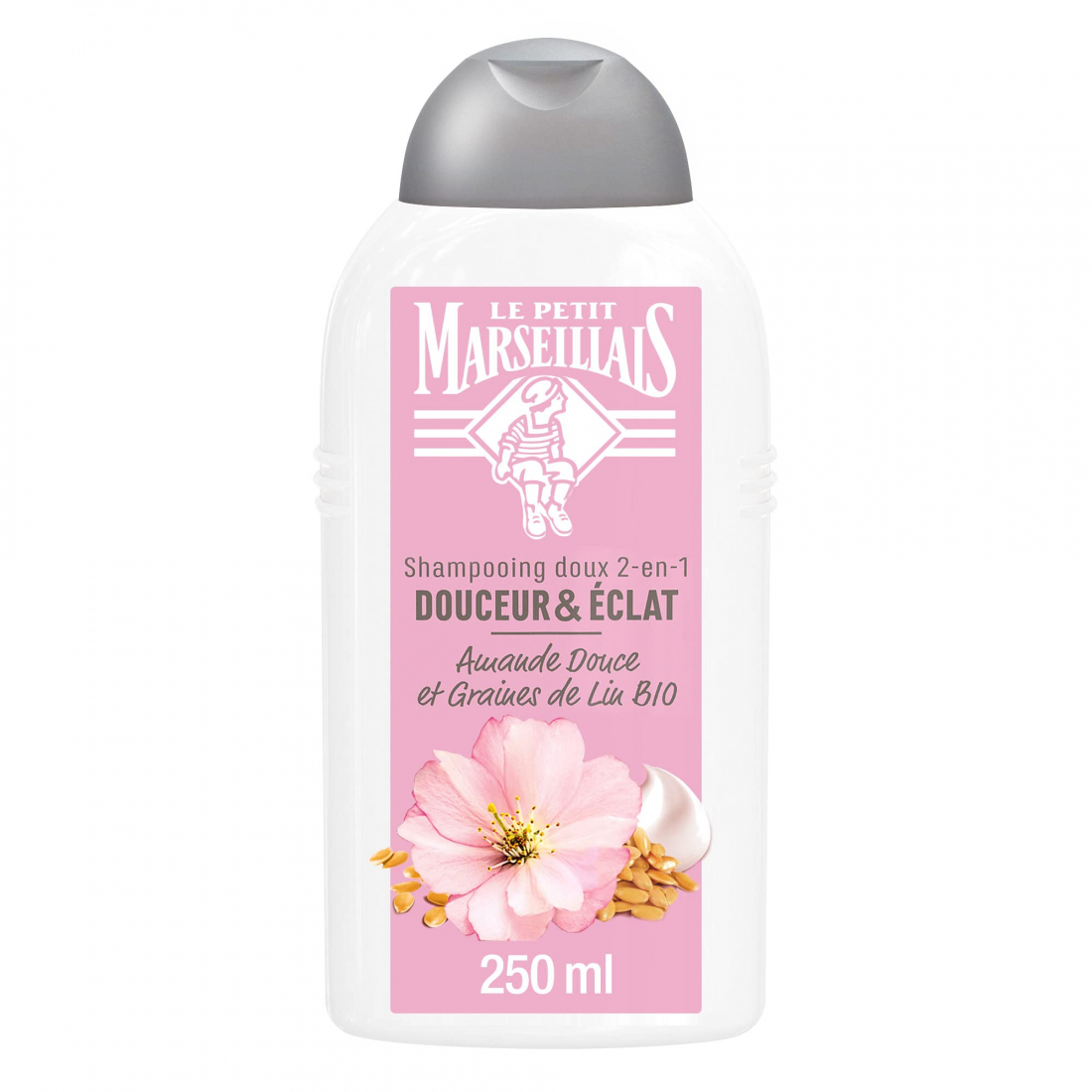 Shampoing '2 in 1 Softness And Shine Sweet Almond & Organic Linseed' - 250 ml