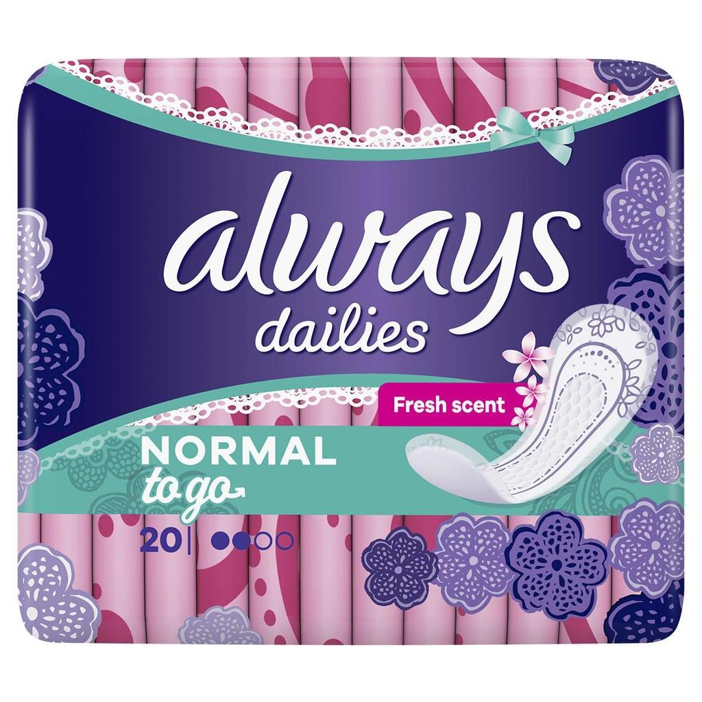 Protège-slip 'Always Dailies To Go Slip Protector' - 20 Pièces