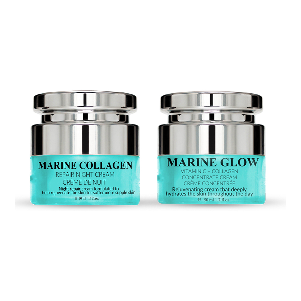 Crème Concentrée, Crème de nuit 'Marine Glow + Marine Collagen' - 50 ml