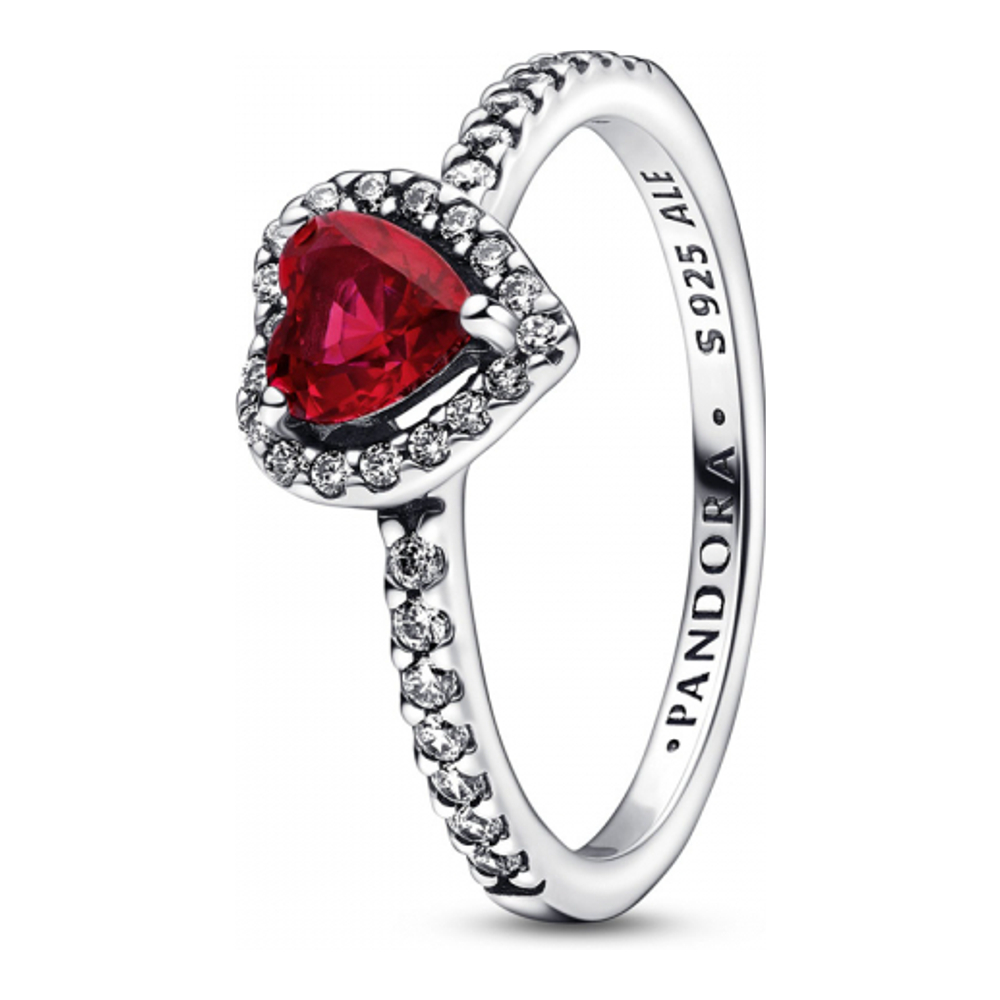 Women's 'Elevated Red Heart' Ring