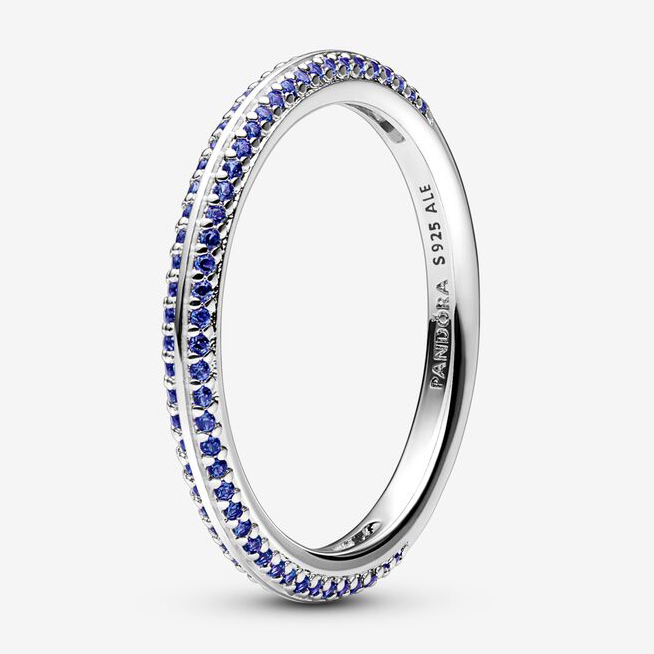 Women's 'Me Blue Pavé' Ring