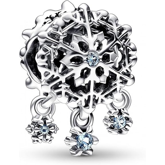 Charm 'Icy Snowflake Drop' pour Femmes